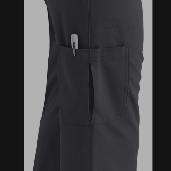 (3 pairs) Urbane Ultimate "Bailey" Scrub Pants in Navy - Picture 5 of 8